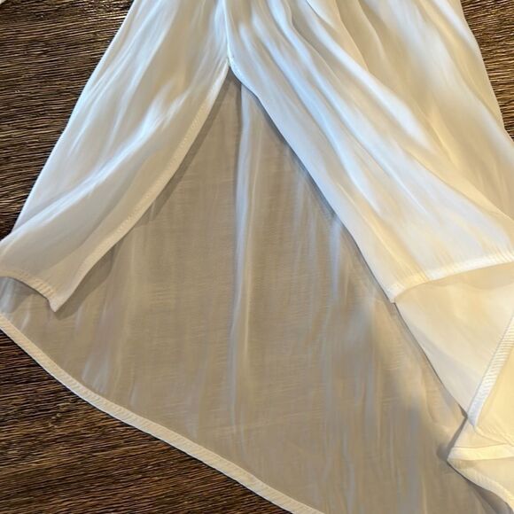 Ramy Brook White Off-Shoulder Top with Multicolor Stripes - Picture 12 of 12